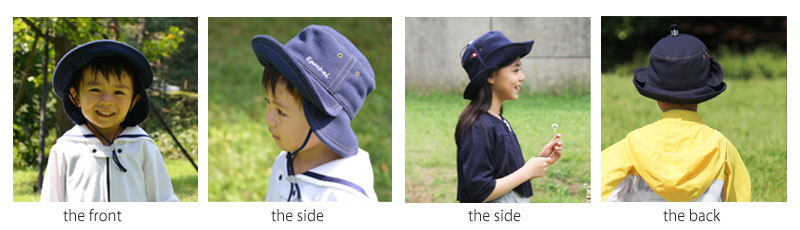 3WAY UVカット帽子