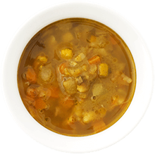 野菜ごろごろカレースープ 盛り付け例