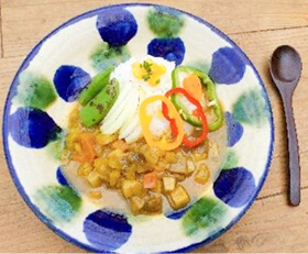 野菜ごろごろカレーライス レシピ写真