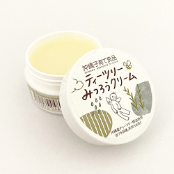 【ティーツリーみつろうクリーム】 乾燥肌や敏感肌 赤ちゃんの保湿や肌荒れ防止に