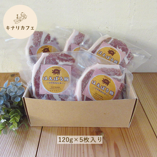 はえばる豚ロースステーキ自家製塩麴漬け5枚入り