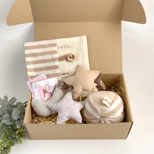 オーガニックギフト布おもちゃ3点セット